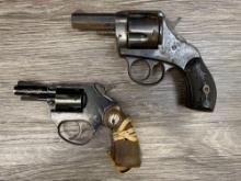LOT OF TWO DA REVOLVERS; H&R AMERICAN DOUBLE ACTION .45 CAL & IMPERIAL METAL PROD. .22 REVOLVER