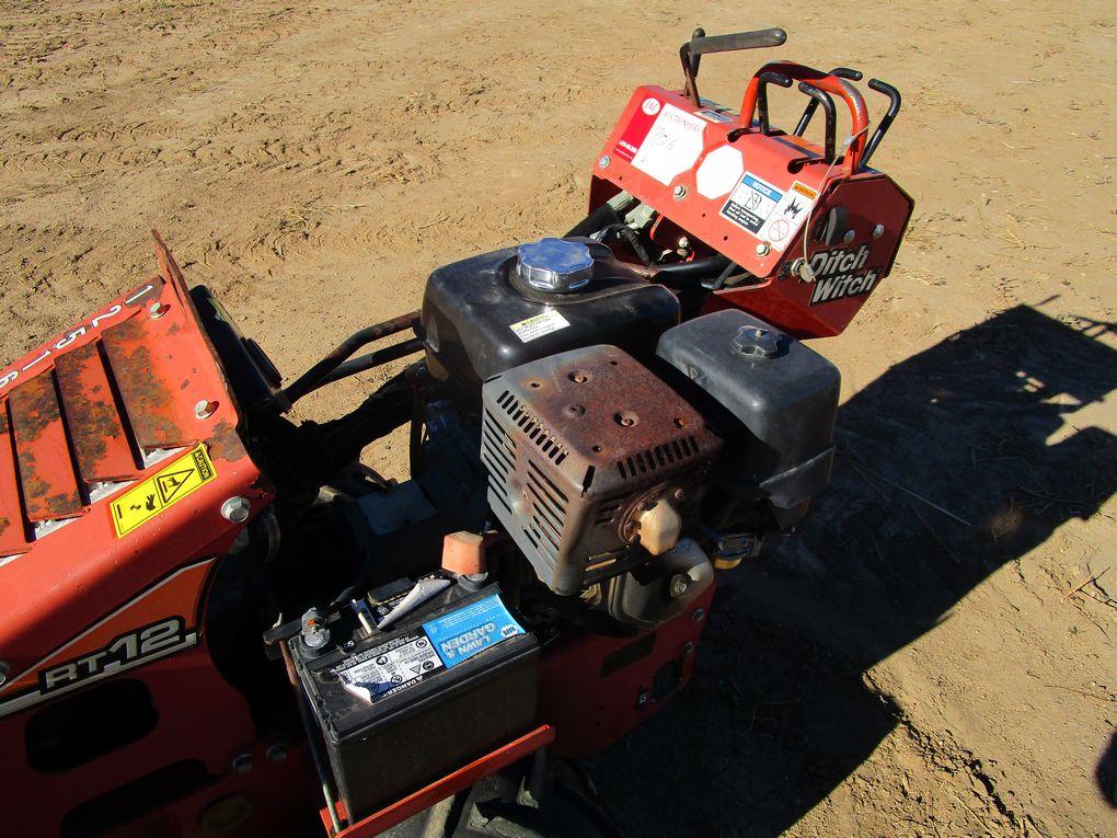 DitchWitch RT 12 walk behind trencher