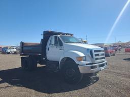 2013 Ford F750 S/A Dump Truck