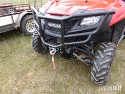 2015 Honda Pioneer 7xs700, 4x4, Cab, Heat, Windshield, Wipers, Axle Shields, Winch, Sliding Back Gla