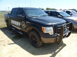 2012 Ford F150 XL, 4wd, 5.0 engine, 91,824 miles, Woodruff Co. Sheriff Dept