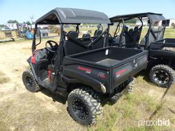 2015 Mahindra Impact UTV, Kohler 750 fuel injected engine, hydraulic dump,