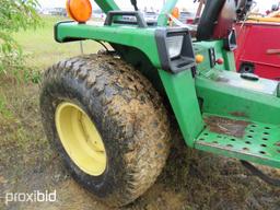 John Deere 756 Tractor Diesel engine, hydro trans., 3 point pto, 549 hrs. showing, vin M70756A42010