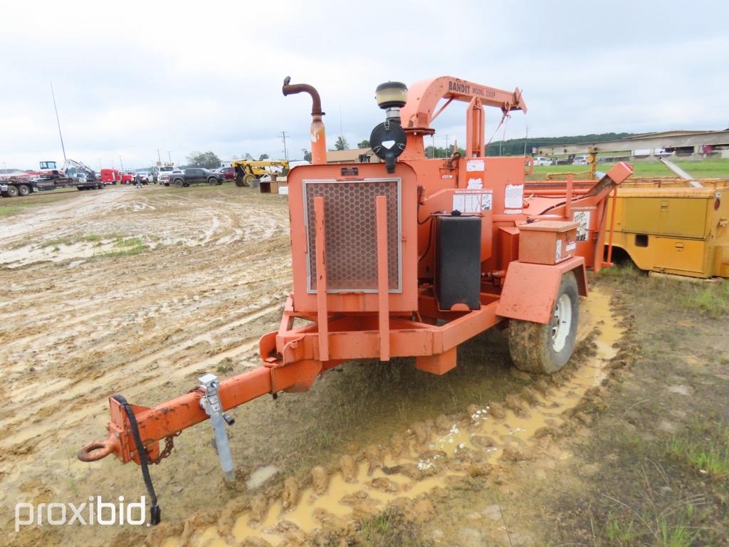 Bandit Model 250 XP Perkins Diesel Engine, hrs. showing 347 unverified, trailer mounted, belongs to