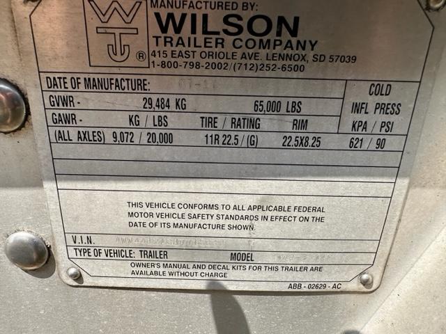 2018 Wilson DWH-650PM Hopper Bottom