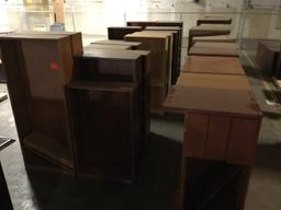 ASST WOODEN CABINETS AND DESKS