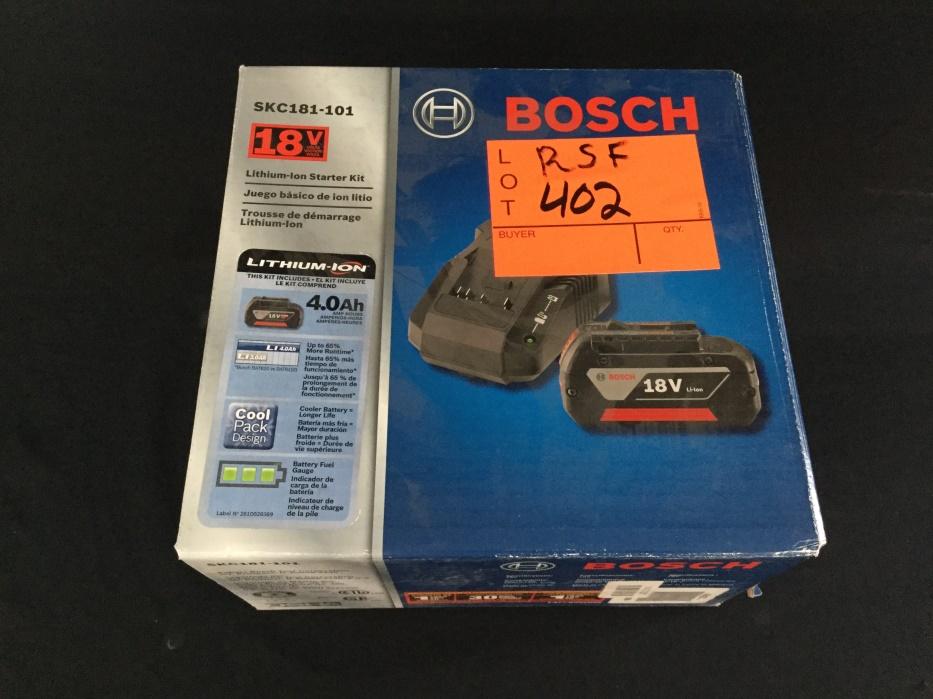 BOSCH LITHIUM ION STARTER KIT