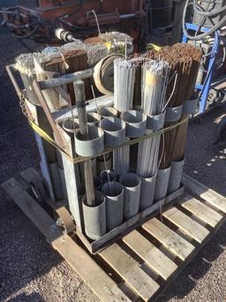 PALLET OF ASST FILLER ROD ON STAND