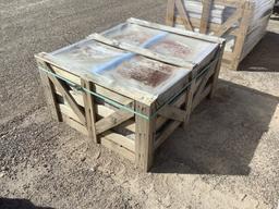 CRATE OF TRAVERTINE PAVERS