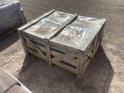 CRATE OF TRAVERTINE PAVERS