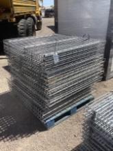 PALLET OF PALLET RACKING SHELVES