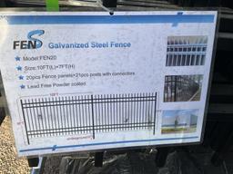 GALVANIZED STEEL FENCING