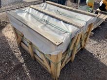 CRATE OF TRAVERTINE PAVERS