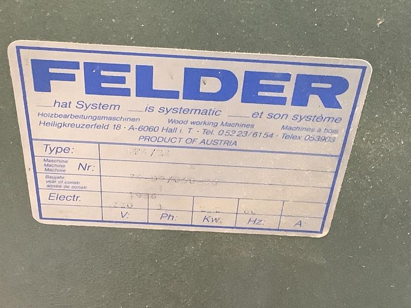 FELDER BF4/31 COMBINATION WOODWORKING MACHINE