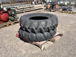 (2) TRACTOR TIRES