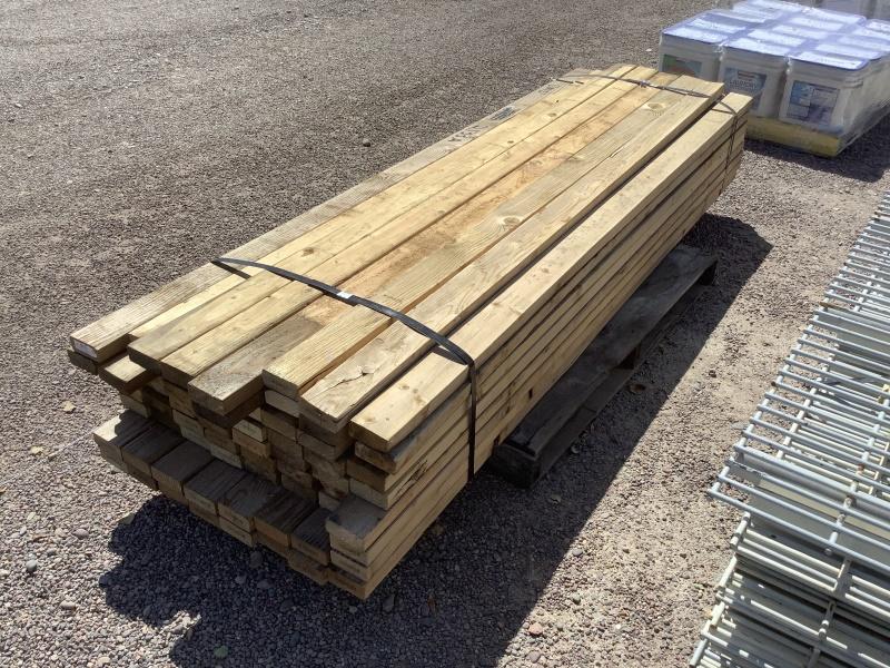 BUNDLE OF 2 X 4 LUMBER