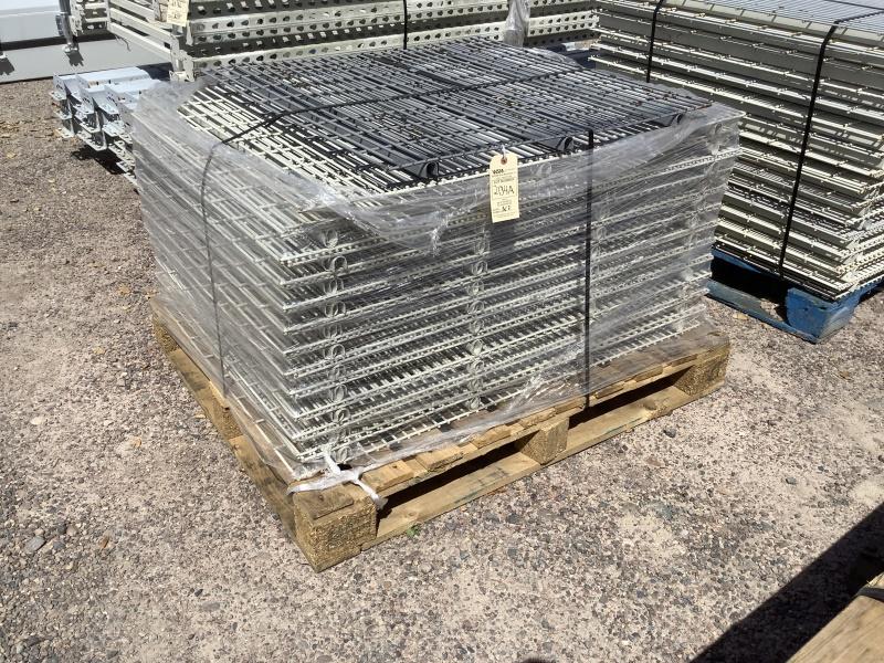 PALLET OF PALLET RACKING SHELVES