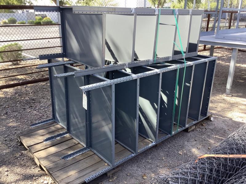 PALLET OF METAL SHELVING