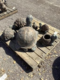 7 CONCRETE TURTLES