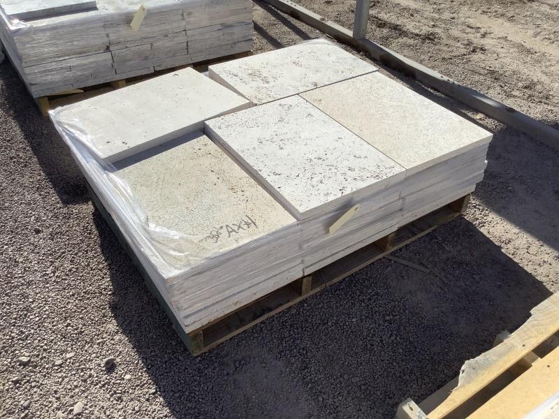 PALLET OF TRAVERTINE PAVERS