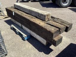 PALLET OF ASST RAILROAD TIES