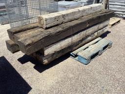 PALLET OF ASST RAILROAD TIES