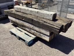 PALLET OF ASST RAILROAD TIES