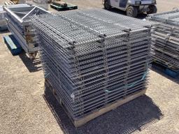 PALLET OF PALLET RACKING SHELVES