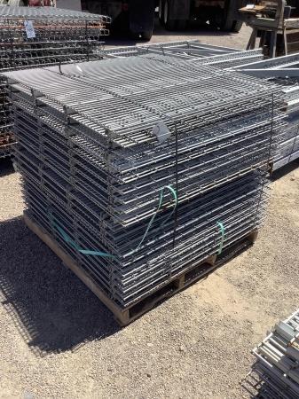 PALLET OF PALLET RACKING SHELVES