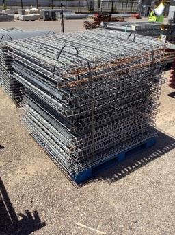 PALLET OF PALLET RACKING SHELVES