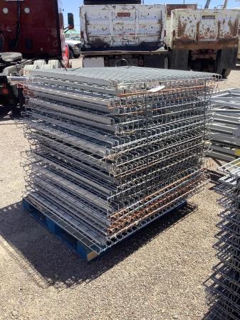 PALLET OF PALLET RACKING SHELVES