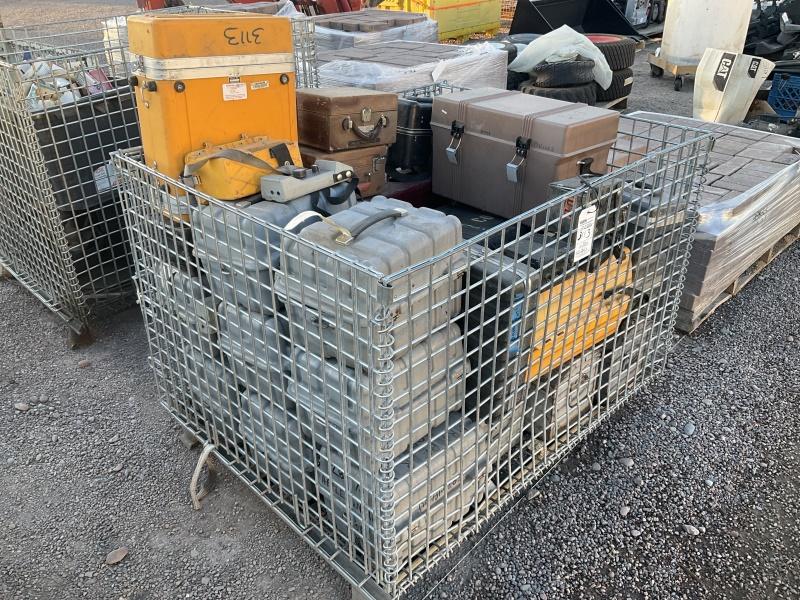 BASKET OF  TEST EQUIPMENT