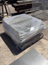 PALLET OF PALLET RACKING SHELVES