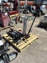 (2) FLOOR JACKS & ENGINE STAND