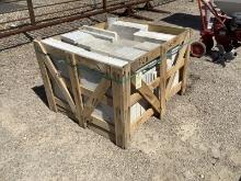 CRATE OF TRAVERTINE PAVERS