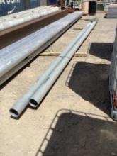 (2) GALVANIZED LIGHT POLES