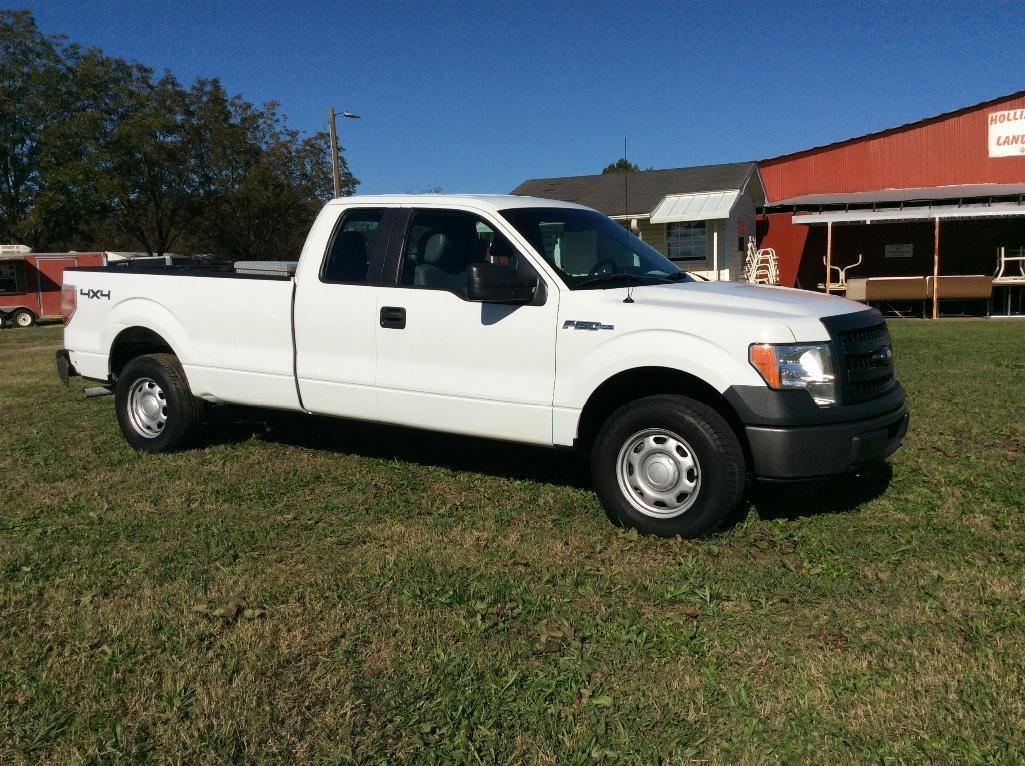 2013 FORD F150PICKUP (AT, EXT CAB 4 DR,4X4, 5.0L V8 GAS ENG, MILES READ 140