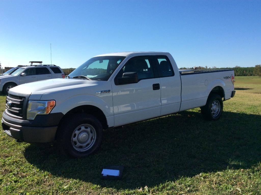 2013 FORD F150PICKUP (AT, EXT CAB 4 DR,4X4, 5.0L V8 GAS ENG, MILES READ 140