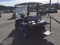 2009 YAMAHA GAS GOLF CART (FLIP REAR SEAT, LIGHTS)