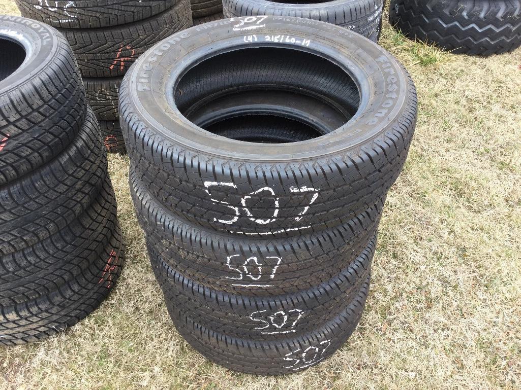 SET- P215/60 R17 TIRES