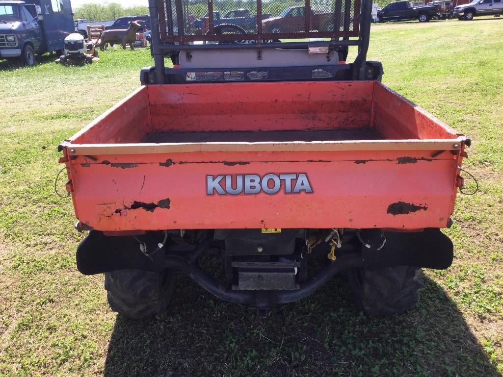 KUBOTA RTV900 UTILITY CART (DIESEL, 4X4, SN-KRTV9008610713, HRS READ 1444