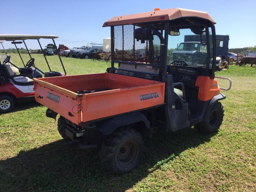 KUBOTA RTV900 UTILITY CART (DIESEL, 4X4, SN-KRTV9008610713, HRS READ 1444