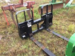 WALK THRU SKID STEER FORKS (42 IN, 4200 LBS. UNUSED)