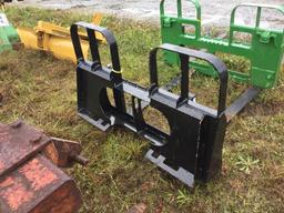 WALK THRU SKID STEER FORKS (42 IN, 4200 LBS. UNUSED)