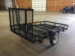 CARRY ON 5X8 UTILITY TRAILER (S/A, LANDSCAPE GATE, NO TITLE)