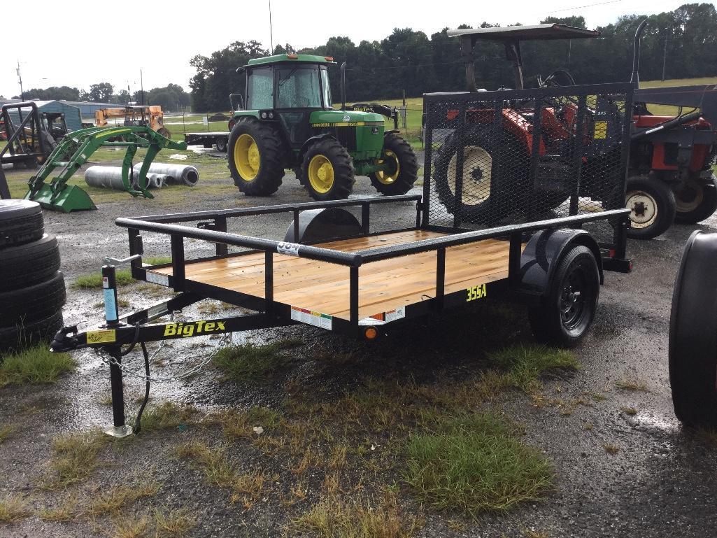 2018 BIG TEX UTILITY TRAILER (6.5 X 10 FT, PIPE TOP TUBING, LED LIGHTS, RADIAL TIRES,