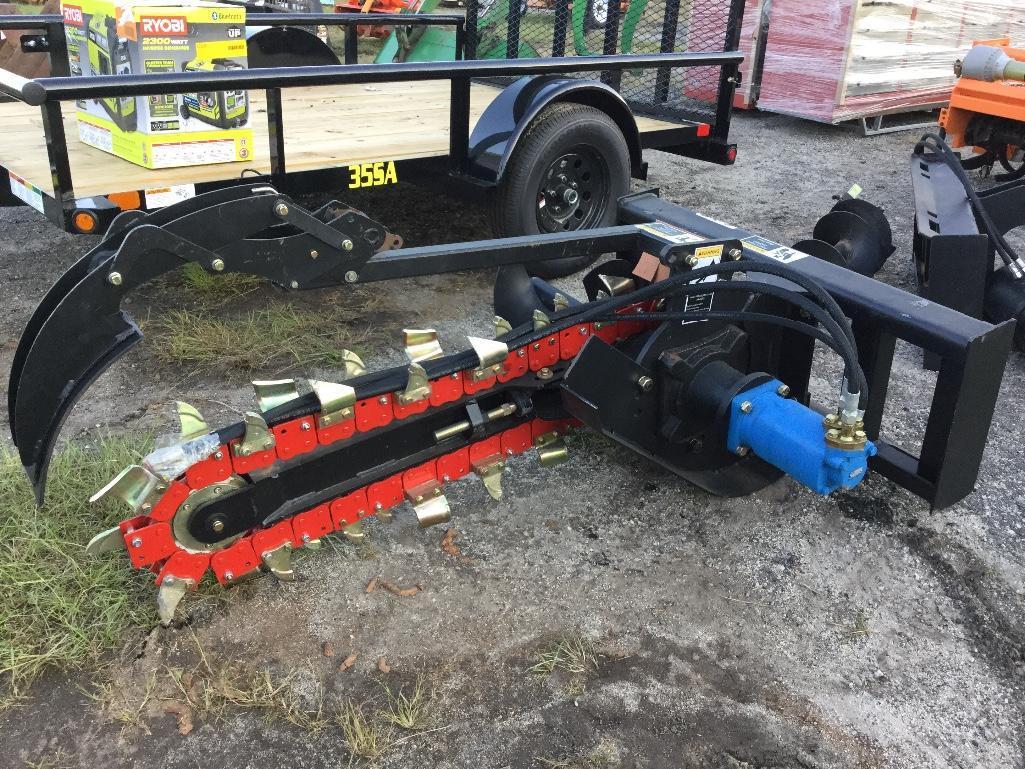 SKID STEER TRENCHER ATTACHMENT