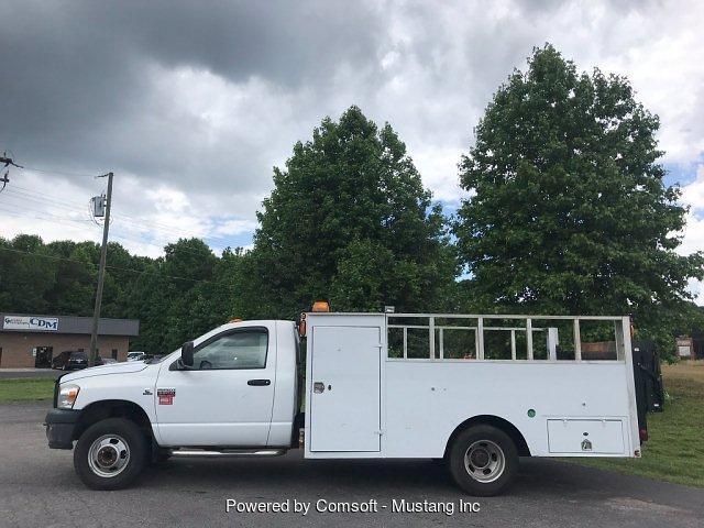 2008 DODGE RAM HD 3500 TIRE TRUCK (AT, 6.7L CUMMINS DIESEL, 14.5ft STELLAR BED W/TOMMY LIFT, MILES