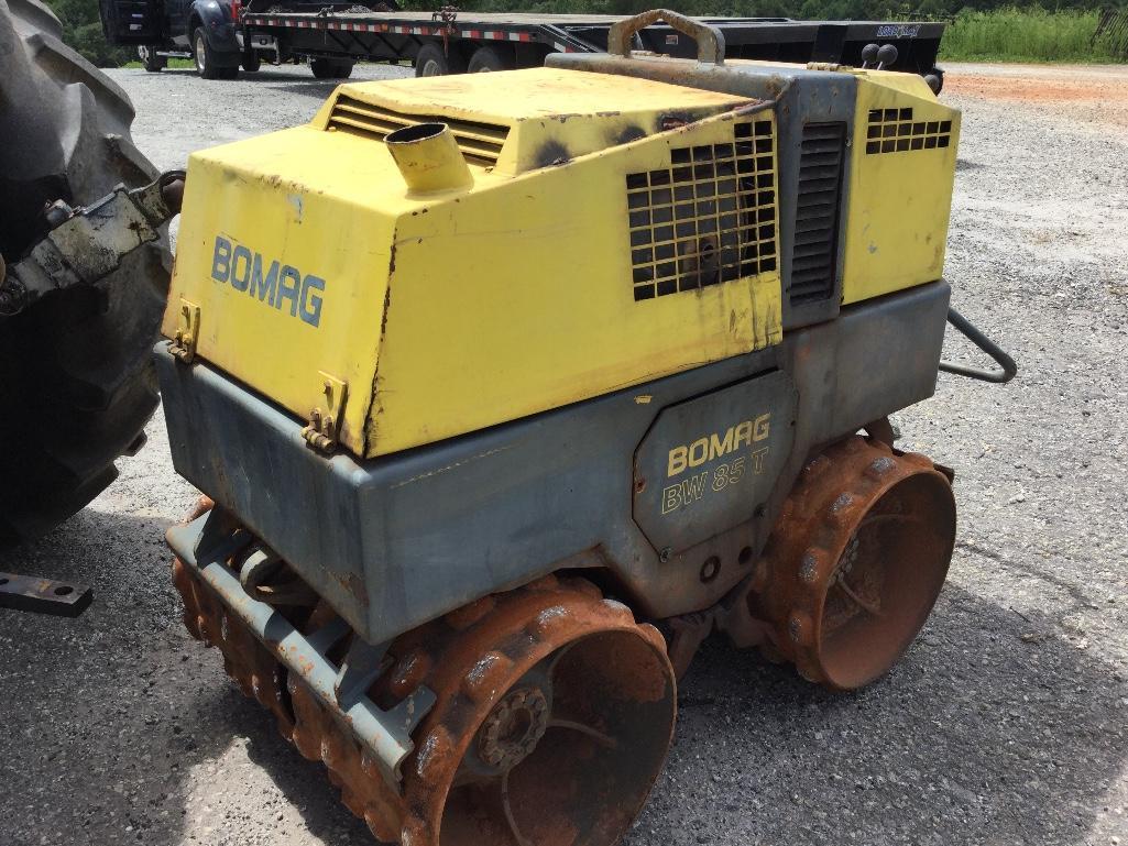 BOMAG VIBRATORY COMPACTOR (DIESEL, 33'', MODEL BW85T, SN-101720020548)