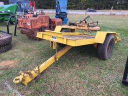 SINGLE AXLE TRAILER W/RAMP (NO TITLE)